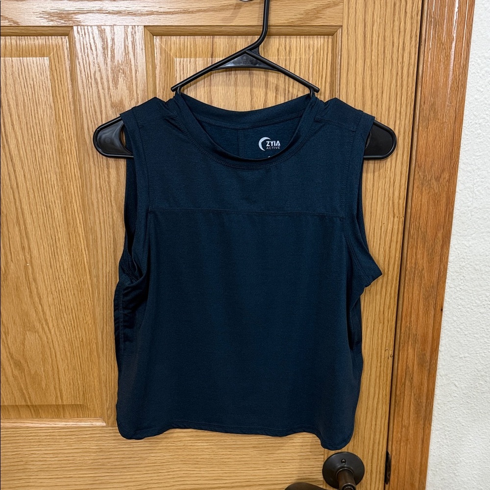 Zyia Navy Sleeveless Top